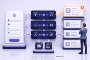 اتصال سایت به CRM با n8n؛ راهنمای عملی برای تیم صنعتی